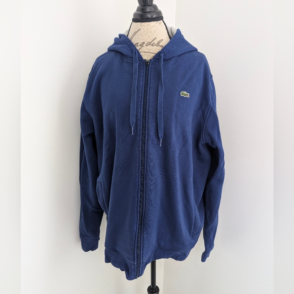 Lacoste Sport Navy Blue Hoodie 3XL